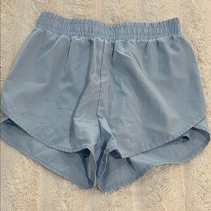 SHEIN Light Blue Athletic Shorts